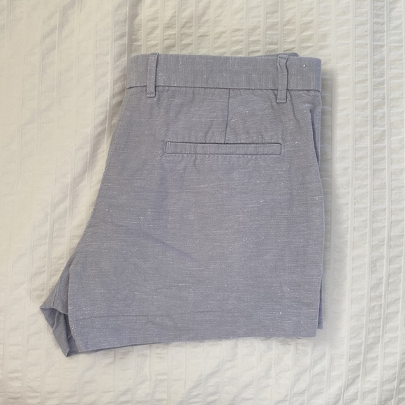 Two-tone Gap Blue Linen-Blend Shorts - Picture 3 of 5